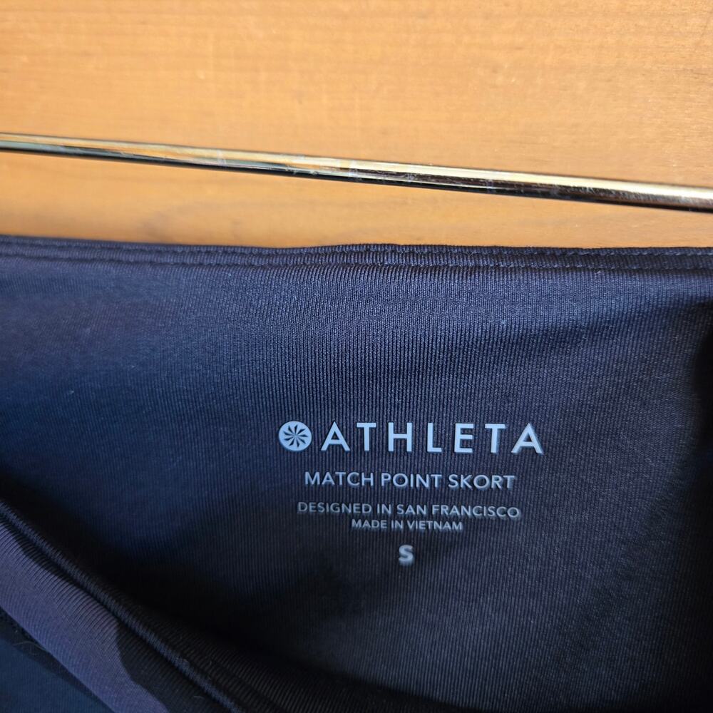Athleta Match Point Skort NWT 13.5 Dark Camo Small Athleisure Tennis Preppy - Picture 5 of 5